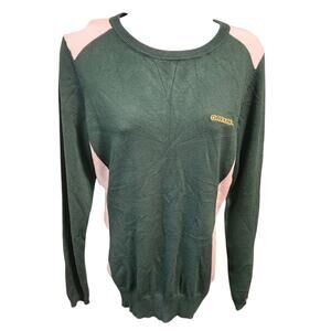 NCCA Oregon Women Size Medium Campus Specialties Color Block Crew Sweater